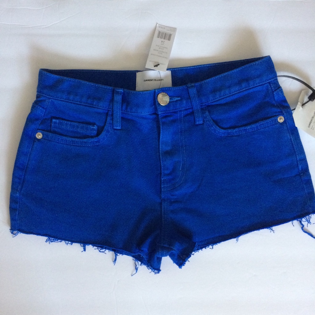Current Elliott Boyfriend Short Jean Nautical Blue